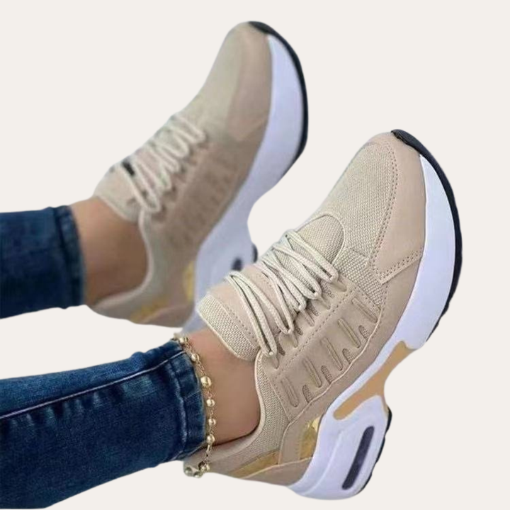 Damen Orthopädische Chunky Sneaker Plateauschuh Laufschuh | Vestea