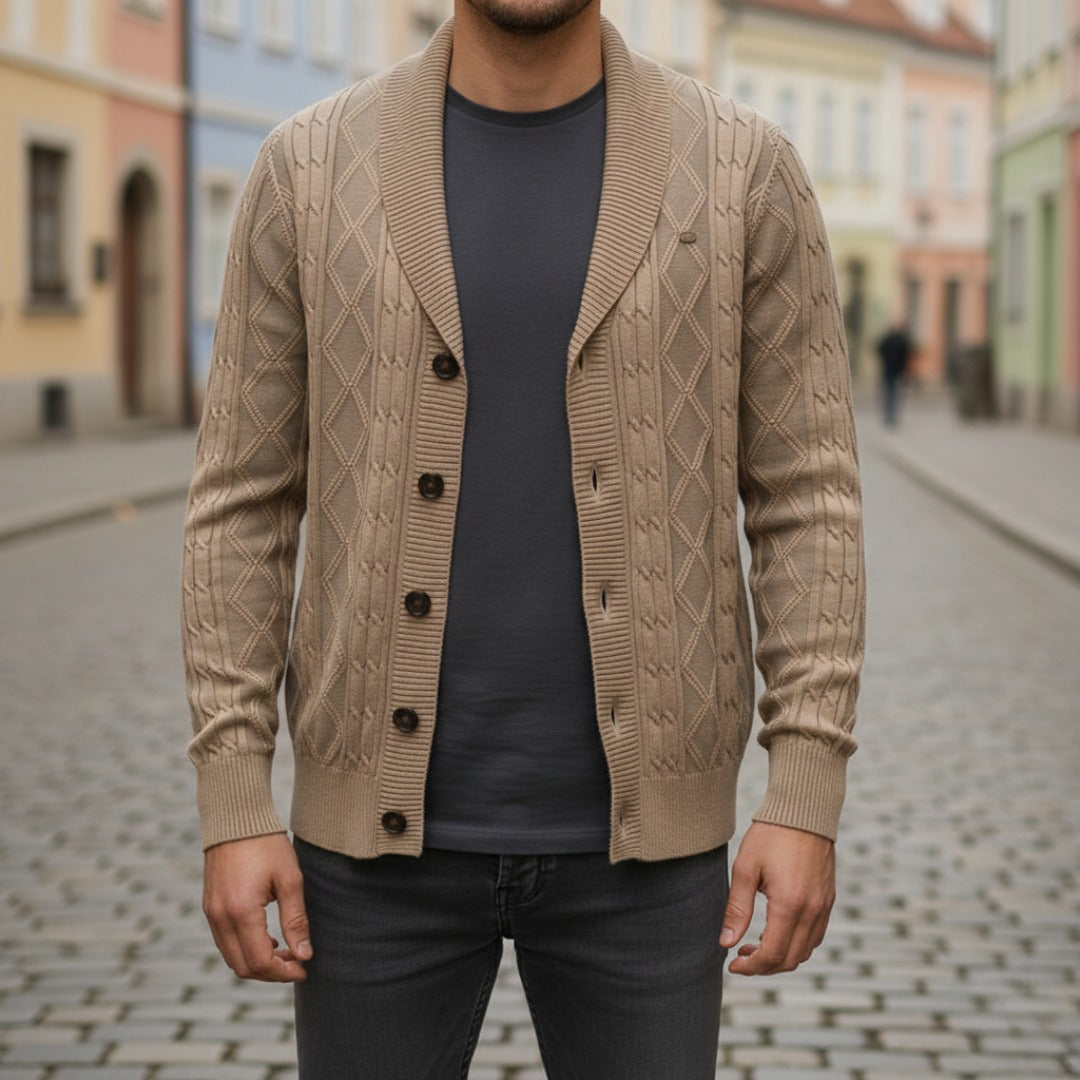 Herren-Cardigan mit Knöpfen | Vestea
