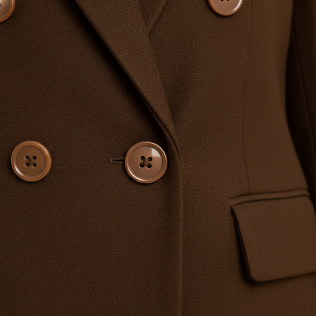 Damenanzug aus Polyester mit Blazer und Hose | Vestea