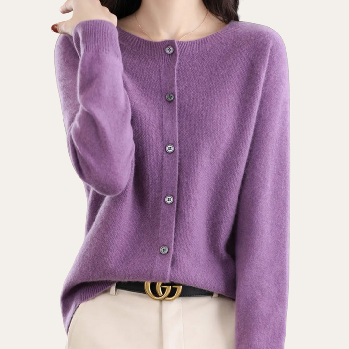 Damen Kaschmir Cardigan – Eleganter Strickpullover Frauen |  Vestea