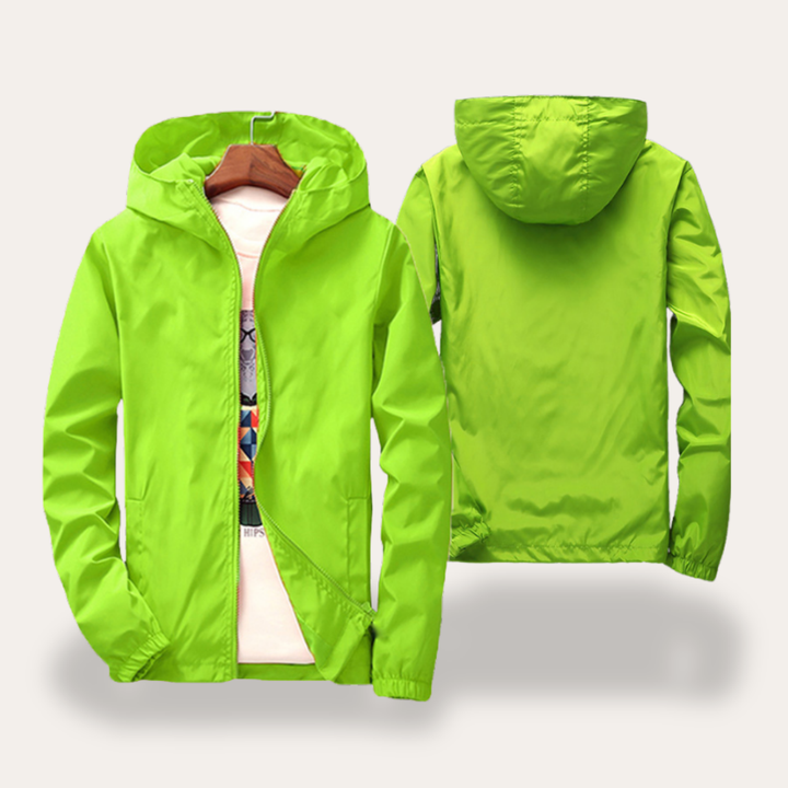 Herren Leichte Jacke mit Kapuze Windbreaker Outdoor | Vestea