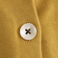 Cardigan Sweater Wool Knit Side Button Long Sleeve Women
