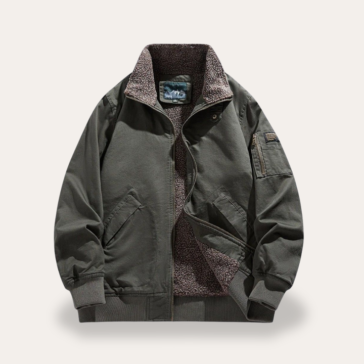 Warme Winterjacke für Herren mit Teddy Futter | Vestea