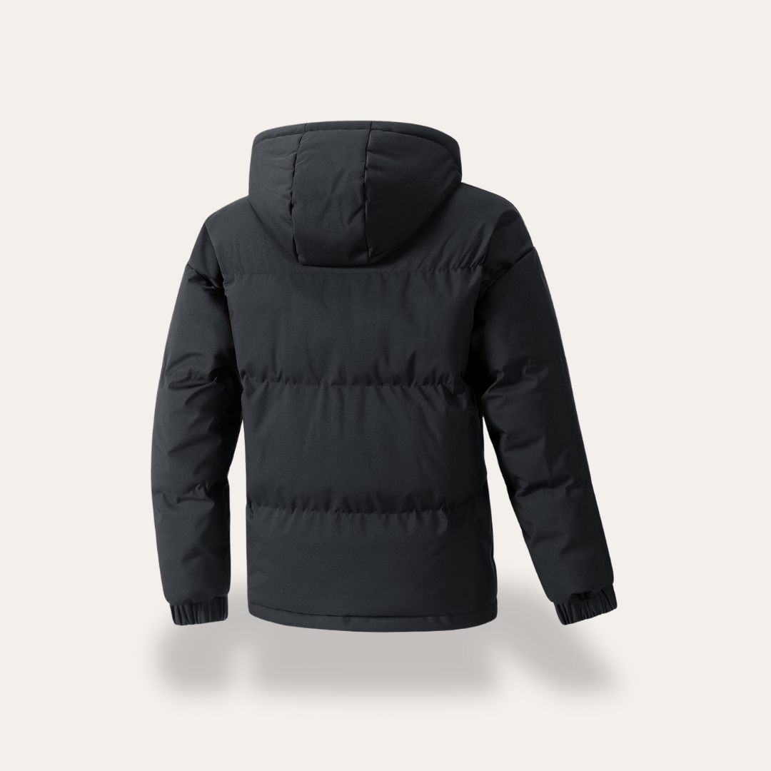 Herren-Pufferjacke mit Kapuze | Vestea