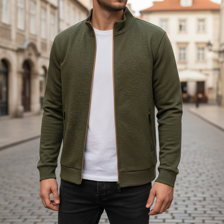 Bequeme Herren-Sportjacke mit Reißverschluss | Vestea