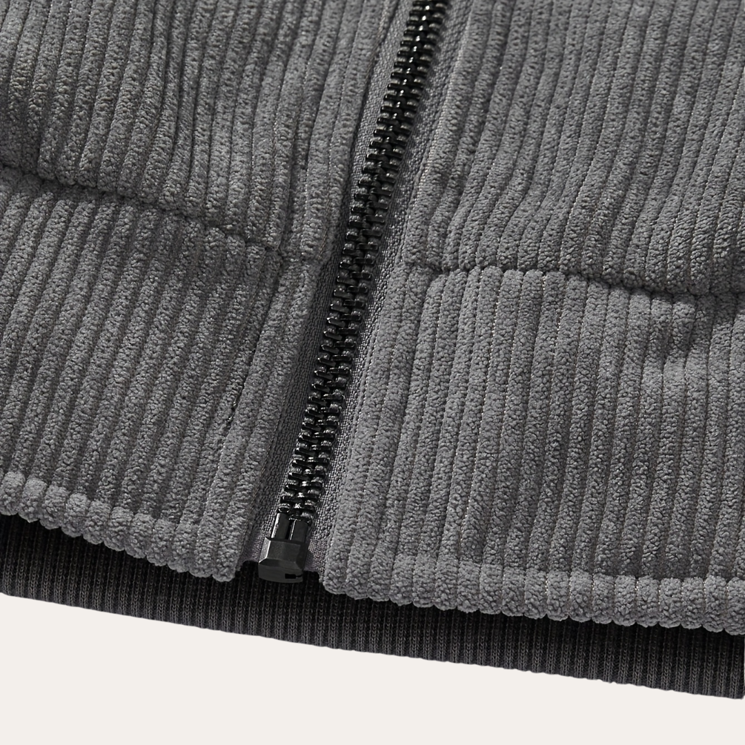 Herren-Cordjacke mit Teddyfutter | Vestea