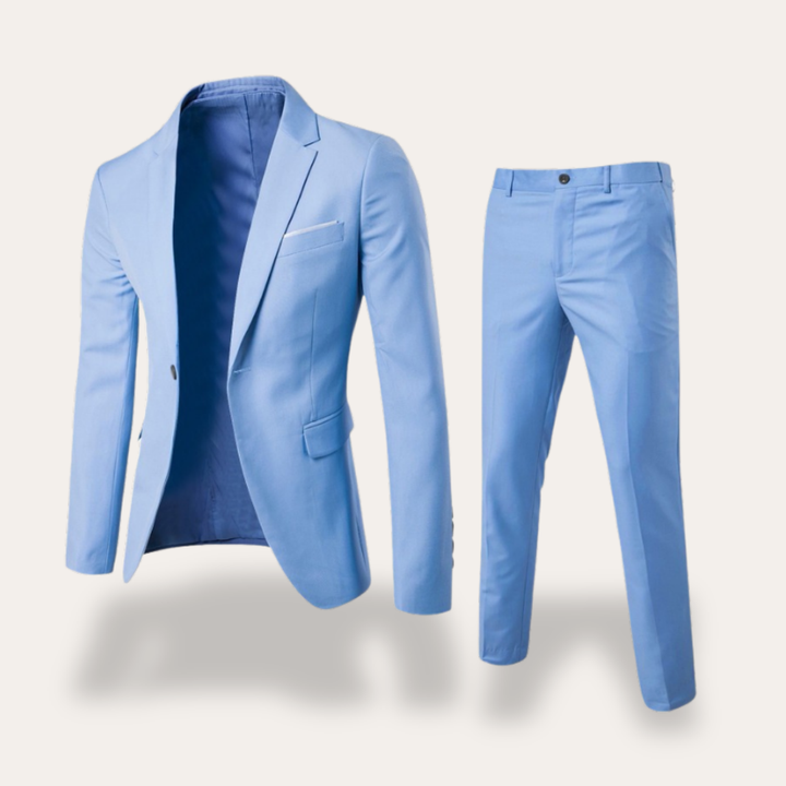 Herren Anzug Zweiteilig Jacke Hose Slim Fit | Vestea