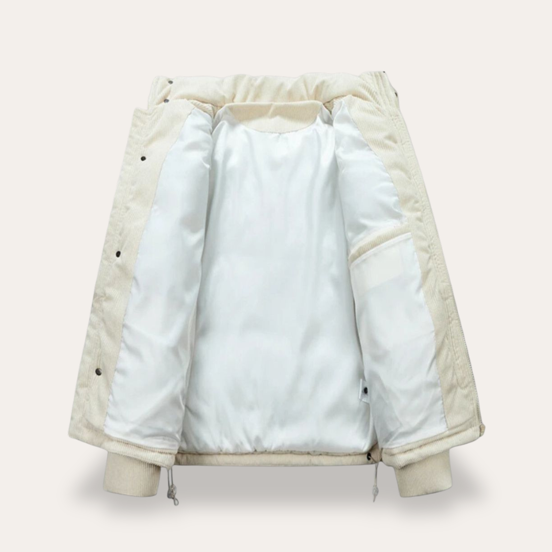 Herren Steppjacke aus Cord für Frühling und Herbst | Vestea