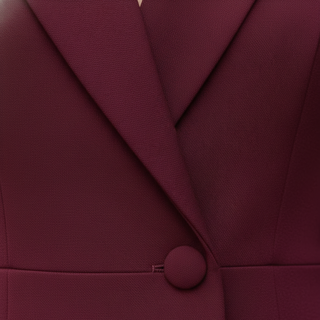 Damen Kleid Lang Mit Knöpfen | Vestea