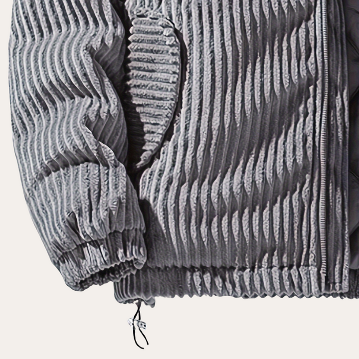 Cordjacke mit Reißverschluss für Herren | Vestea