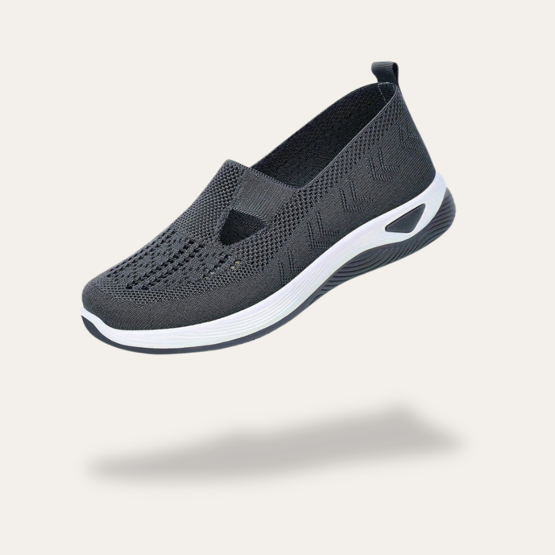 Orthopädische Damen Slip-On Komfortschuhe mit Keilsohle | Vestea
