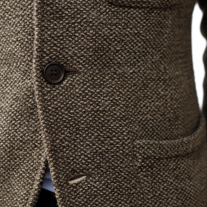 Slim Fit Herrenjacke aus Strapazierfähigem Stoff | Vestea