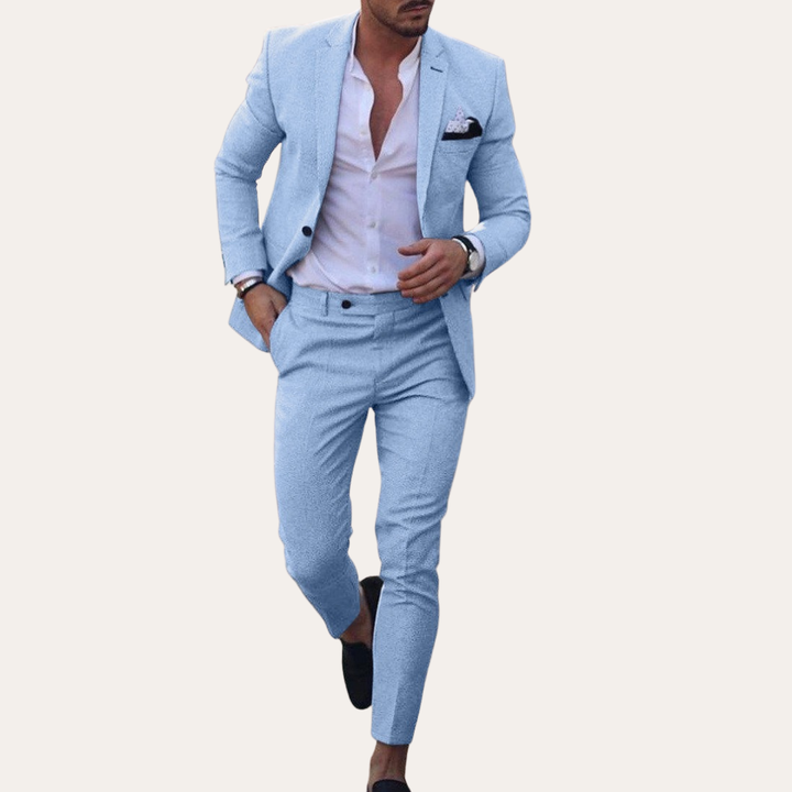 Herren Slim Fit Anzug 2-teilig Business | Vestea