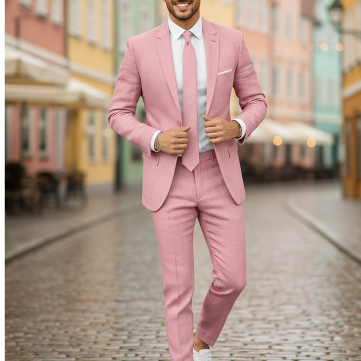 Herrenanzug mit Jackett und Hose – Slim-Fit-Businessanzug | Vestea