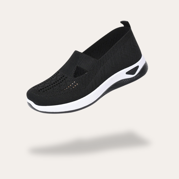 Orthopädische Damen Slip-On Komfortschuhe mit Keilsohle | Vestea
