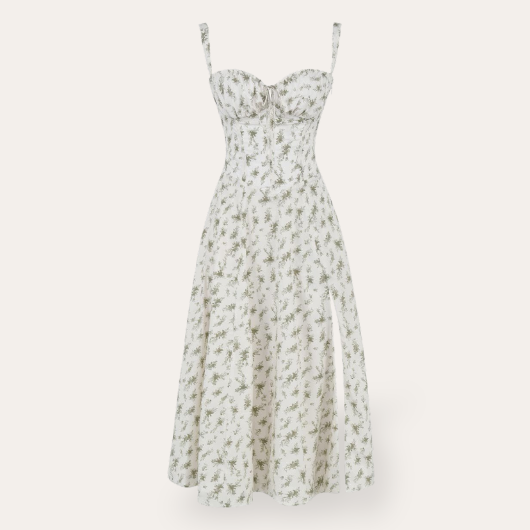 Damen Midi Kleid aus Viskose | Vestea