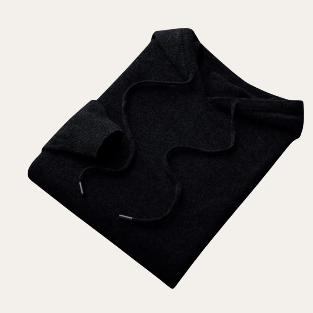 Herren Kaschmir Hoodie Kapuzenpullover Pullover Freizeit | Vestea