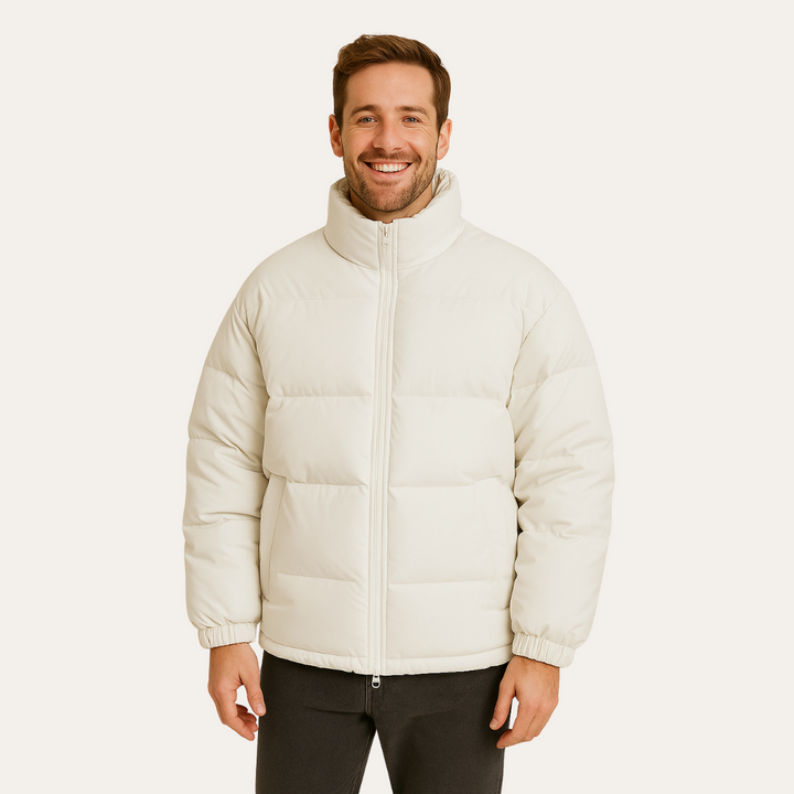 Herren Steppjacke mit hohem Kragen | Vestea