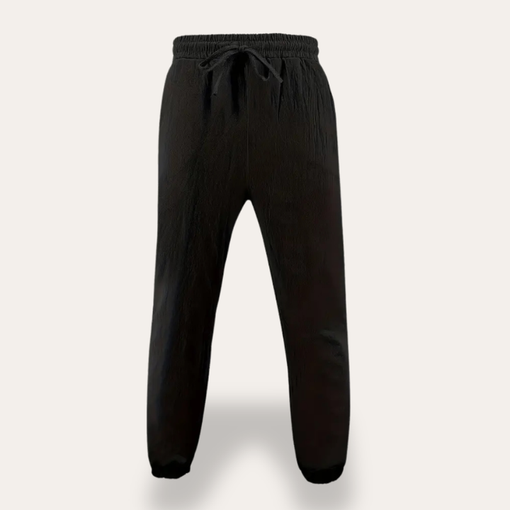 Herren Leinen Jogginghose , Atmungsaktive und bequeme Sommerhose für | Vestea