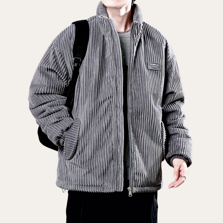 Cordjacke mit Reißverschluss für Herren | Vestea