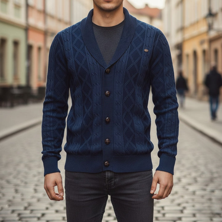 Herren-Cardigan mit Knöpfen | Vestea