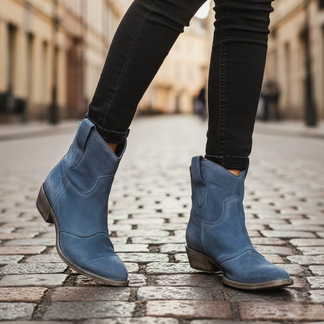 Damen Orthopädische Western-Stiefeletten Kurzschaft | Vestea