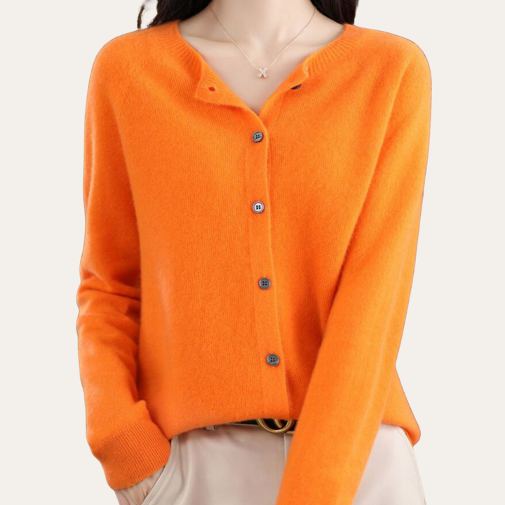 Damen Kaschmir Cardigan – Eleganter Strickpullover Frauen |  Vestea