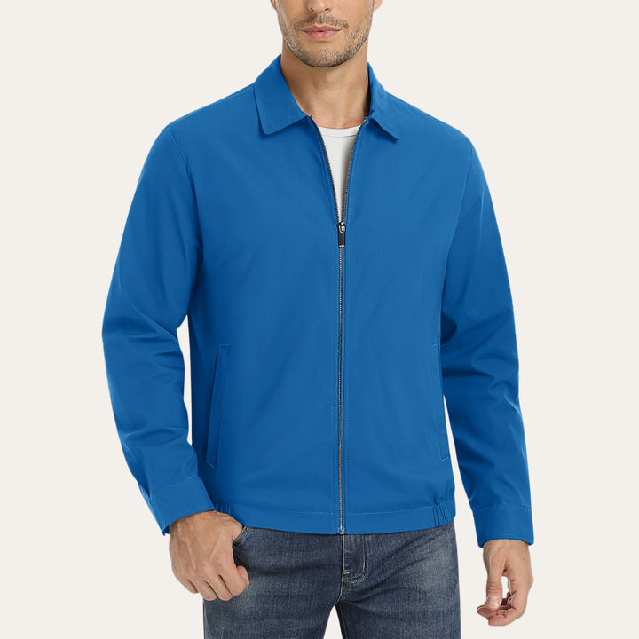 Herren Übergangsjacke mit Reißverschluss Basic Blouson | Vestea