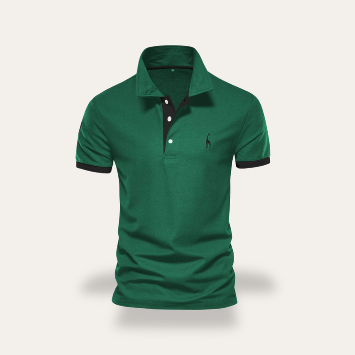 Herren Poloshirt Baumwolle Freizeit Kurzarm Shirt Slim Fit Kragen | Vestea
