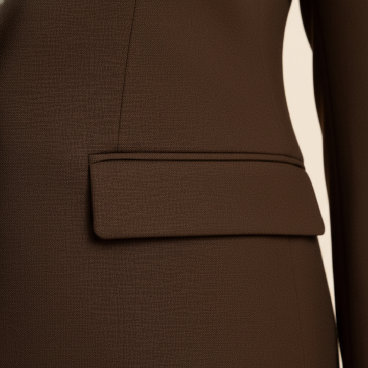 Damenanzug aus Polyester mit Blazer und Hose | Vestea