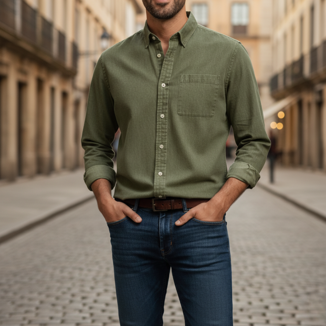 Herren Casual Hemd Langarm | Vestea