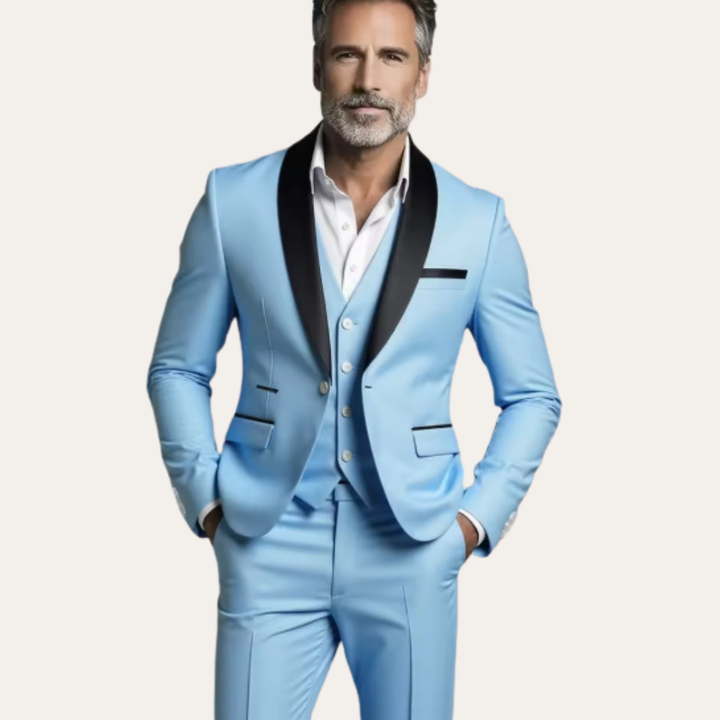 Herren Anzug 3-teilig Slim Fit Elegant Festlich | Vestea