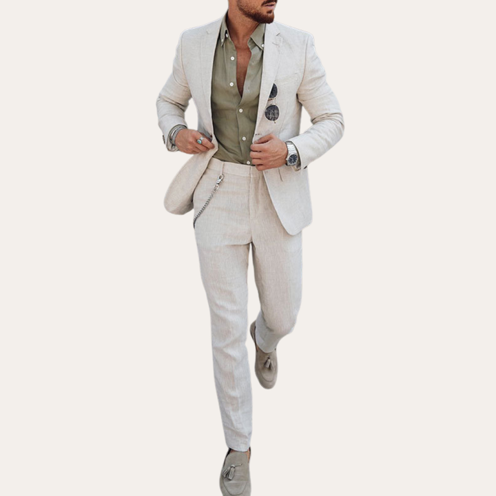 Herren Slim Fit Anzug 2-teilig Business | Vestea