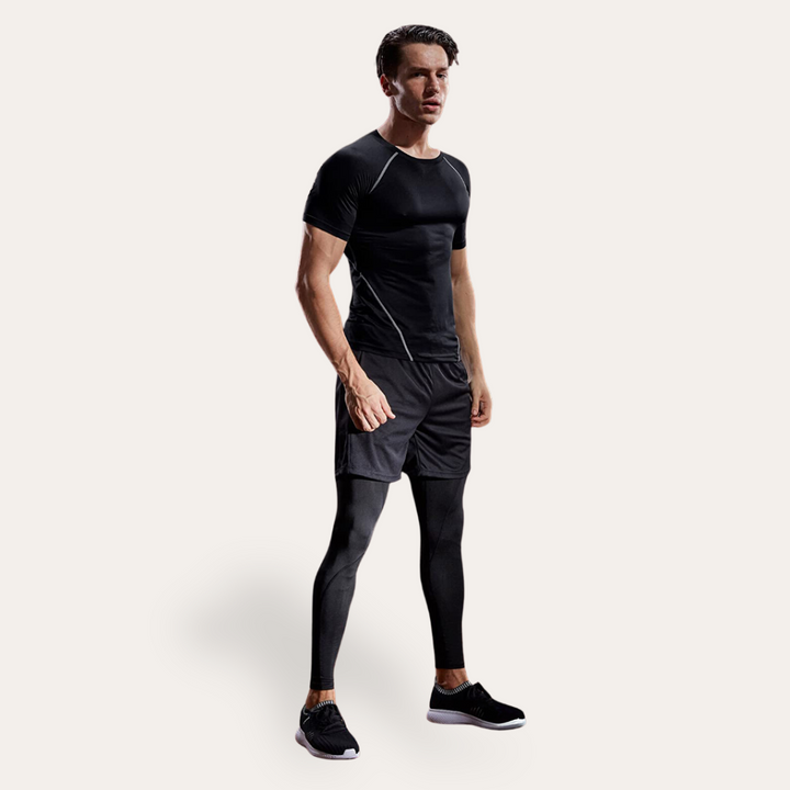Herren Kompressionsshirt Formend Sport Kurzarm | Vestea