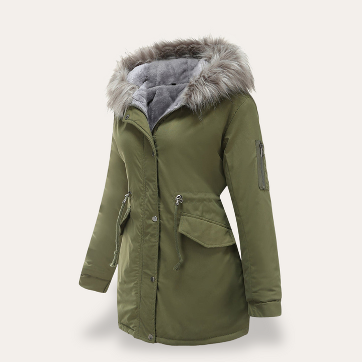 Damen Winterparka mit Fellkragen | Vestea