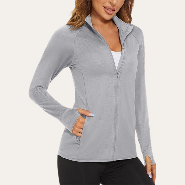 Leichte UV-Schutzjacke für Damen mit Langarm | Vestea