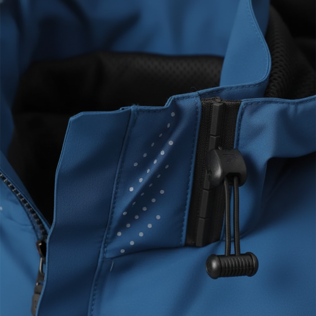 Herren Outdoorjacke Wasserabweisend Atmungsaktiv Polyester | Vestea