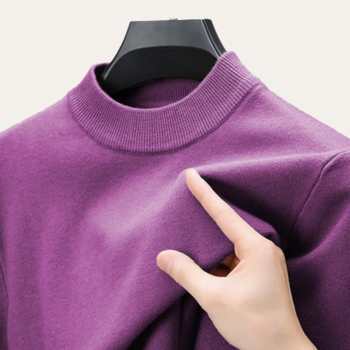 Herren Pullover Rundhals Langarm Basic | Vestea