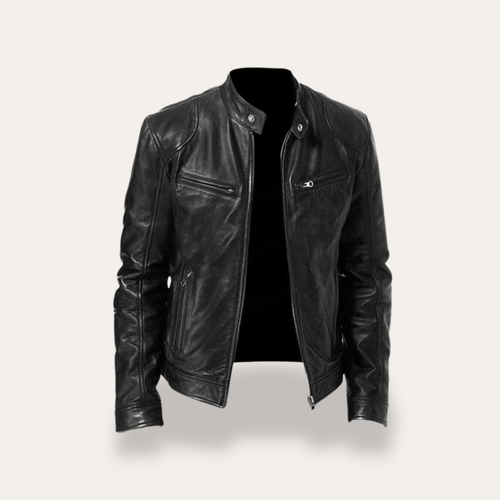 Leder Bikerjacke für Herren | Vestea