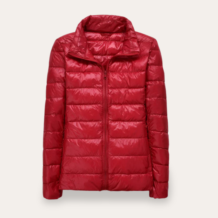 Damen Steppjacke mit Kapuze, leicht, wasserabweisend | Vestea