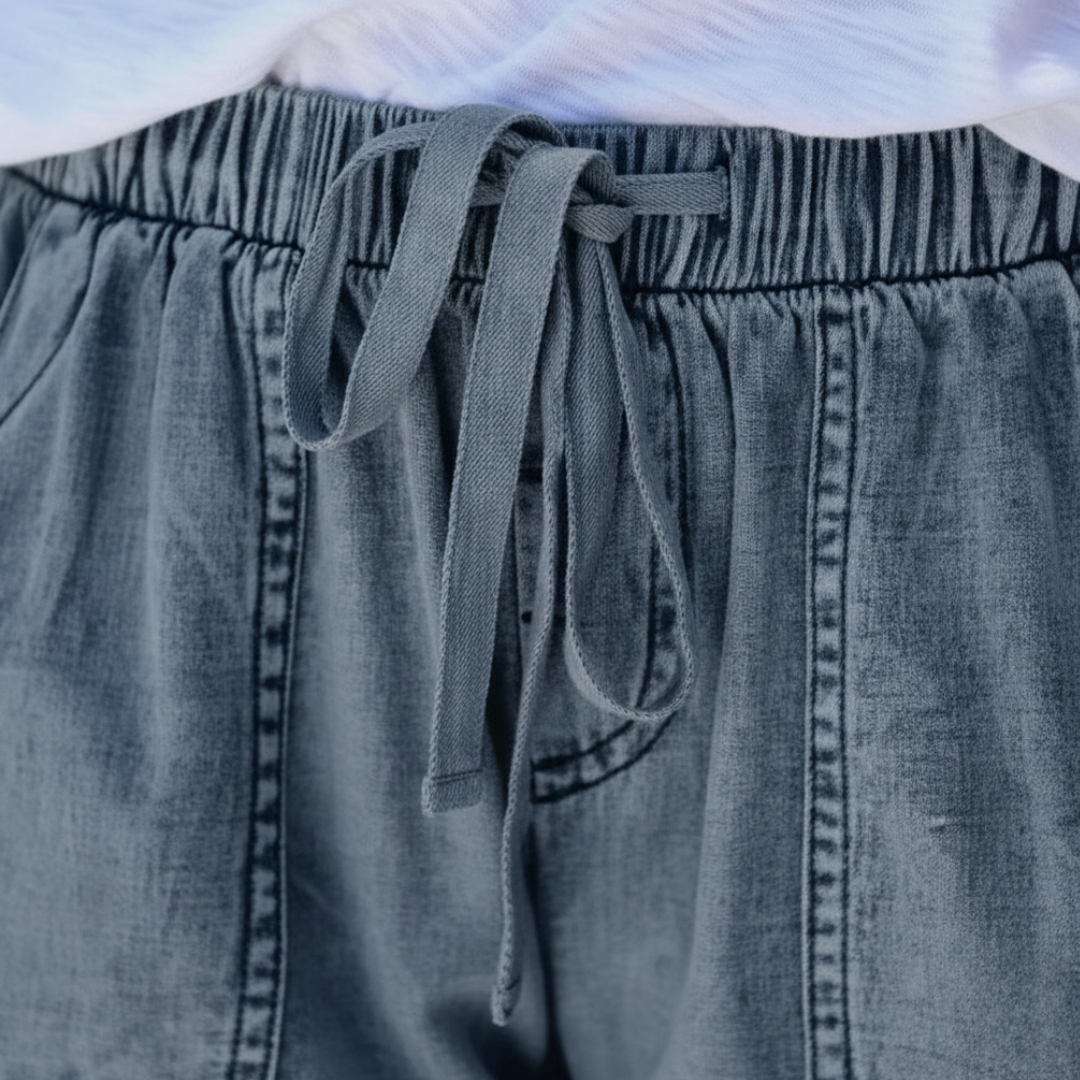 Shorts bohèmes pour femmes avec taille élastique