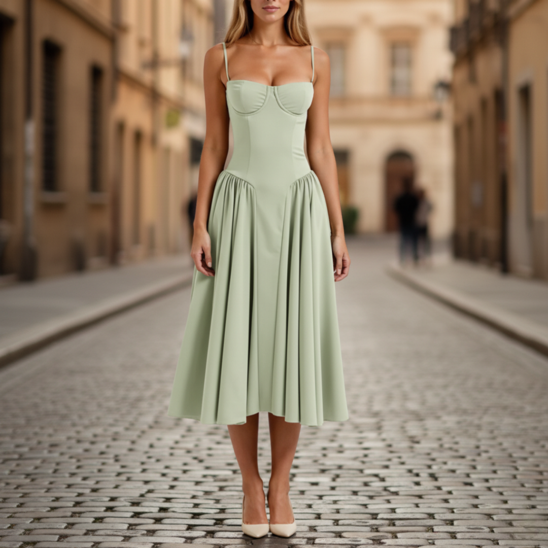Damen Midikleid Elegant | Vestea