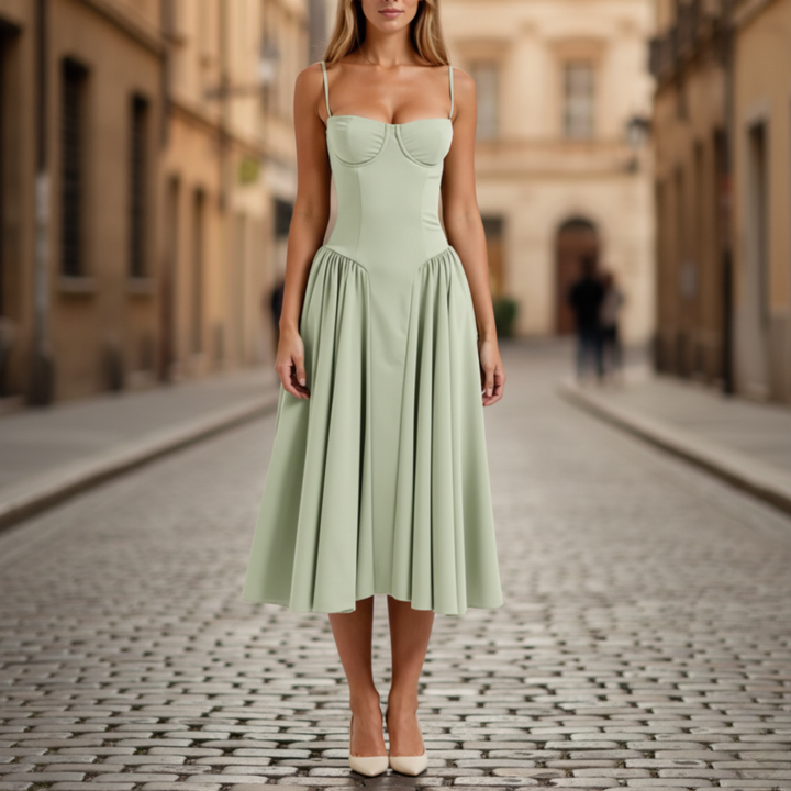 Damen Midikleid Elegant | Vestea