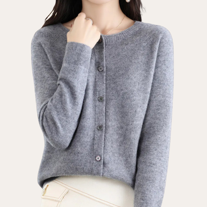 Damen Kaschmir Cardigan – Eleganter Strickpullover Frauen |  Vestea