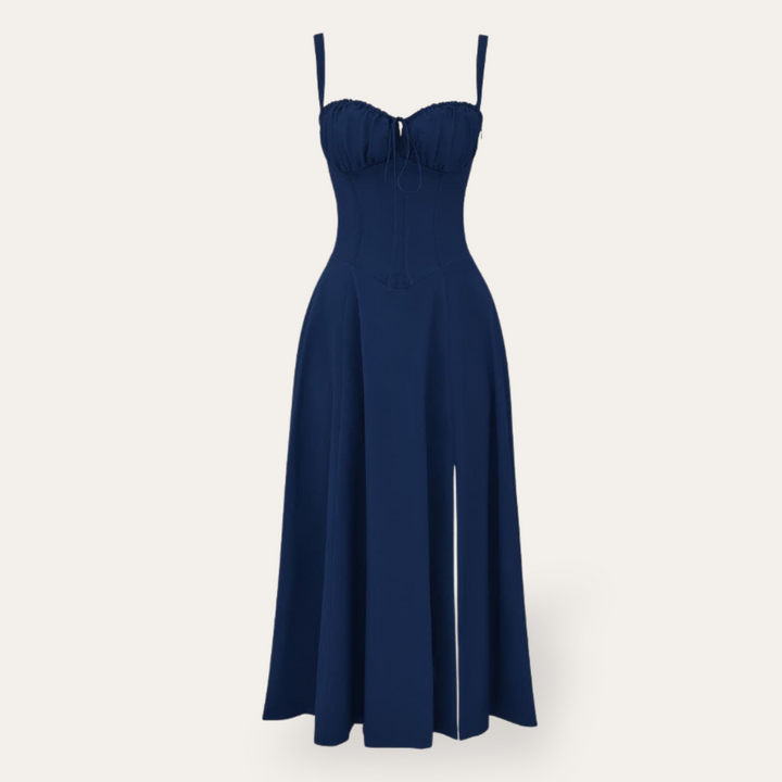 Damen Midi Kleid aus Viskose | Vestea