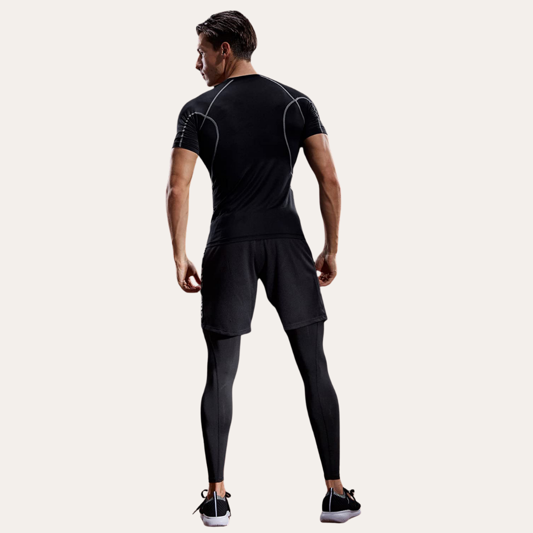 Herren Kompressionsshirt Formend Sport Kurzarm | Vestea