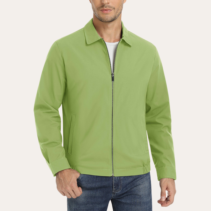 Herren Übergangsjacke mit Reißverschluss Basic Blouson | Vestea
