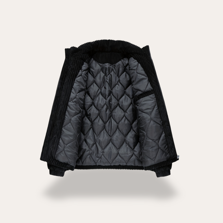 Cordjacke mit Reißverschluss für Herren | Vestea
