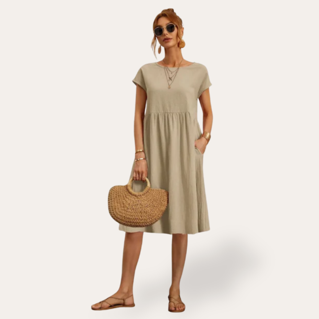 Damen Sommerkleid mit Taschen | Vestea