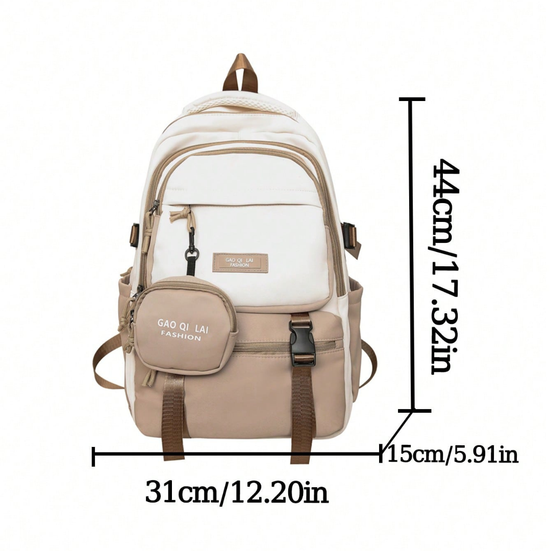 Moderner Damen Rucksack für Schule & Uni Großer Tagesrucksack Lässig | Vestea